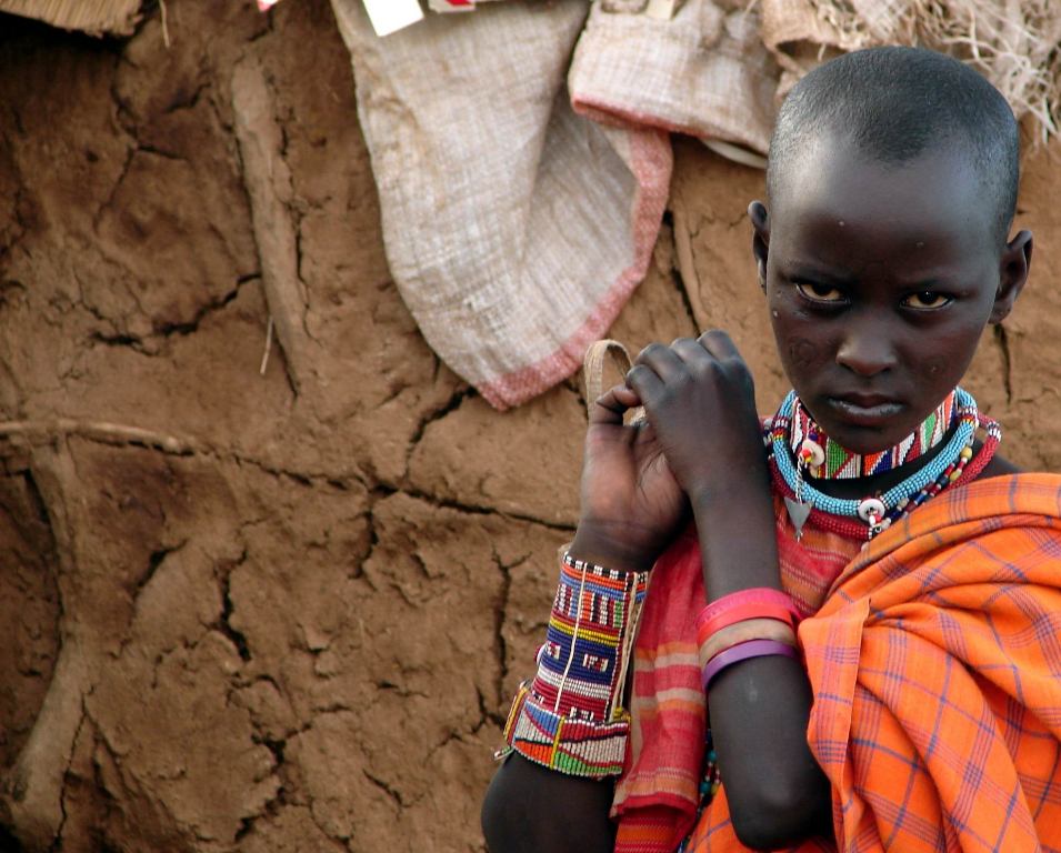Маленький кенийский житель