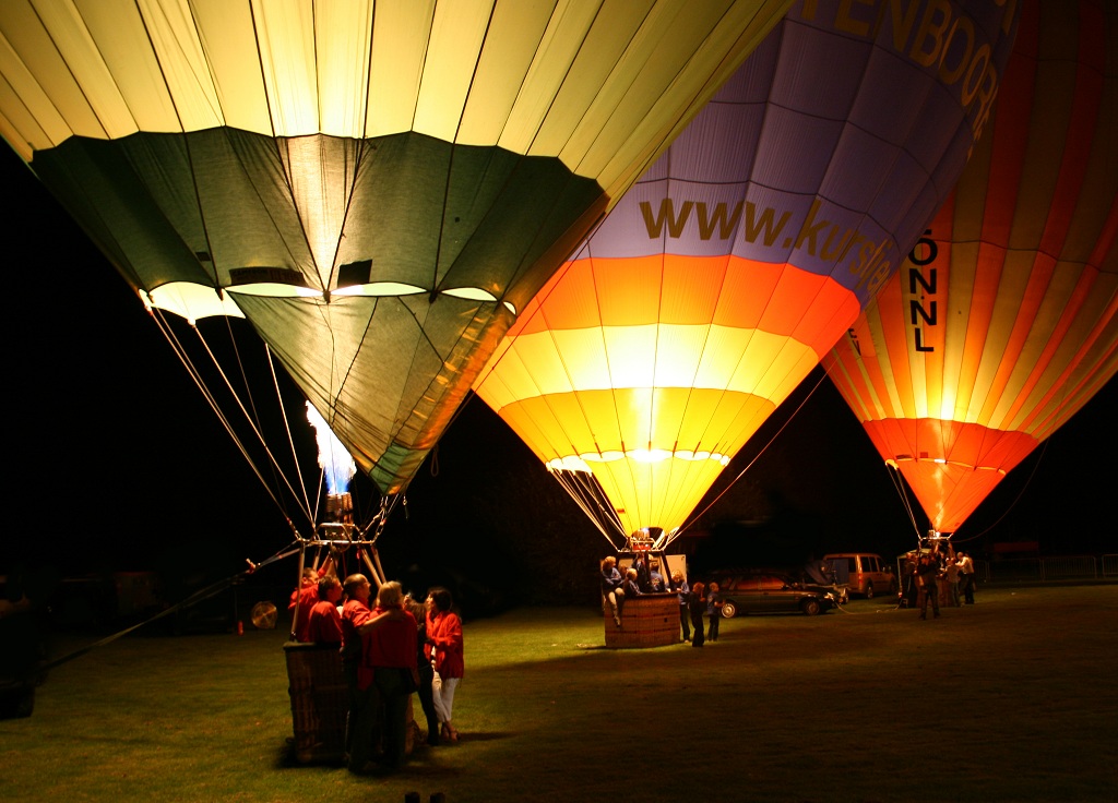 Ночные полеты на воздушных шарах
