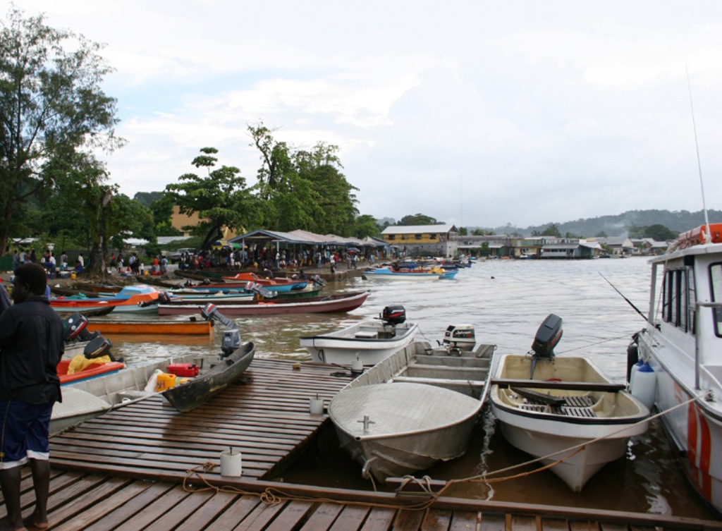 Местный рынок на Соломоновых Островах