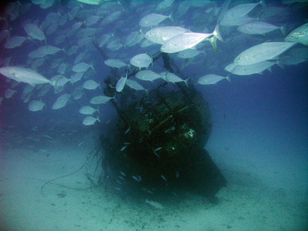 Затонувший коробль на Соломоновых Островах