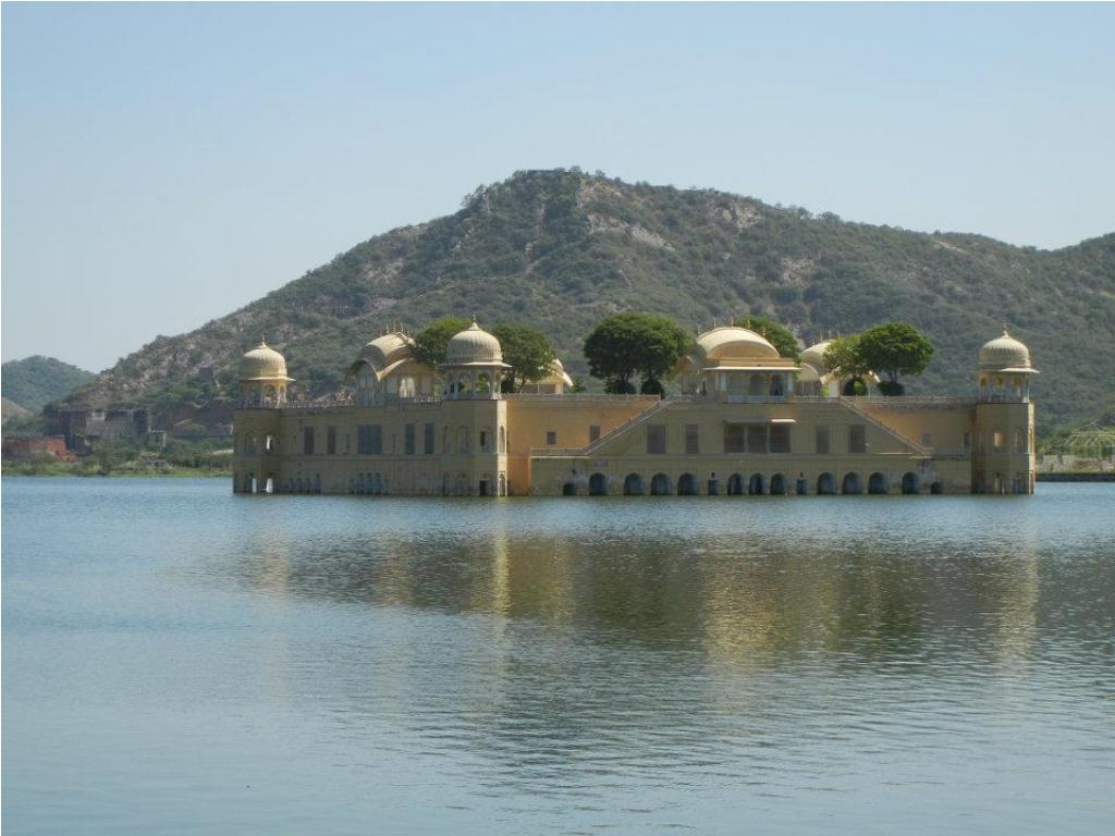 Дворец на воде Jal Mahal в Джайпуре