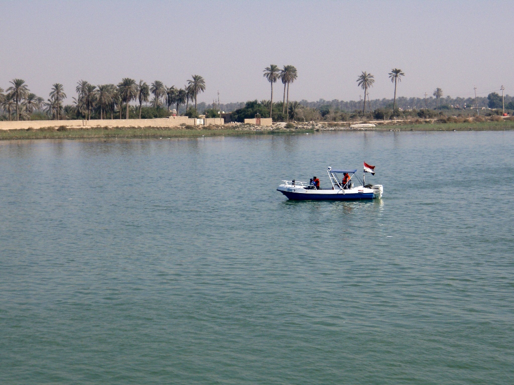 Река Шатт-эль-Араб в Ираке