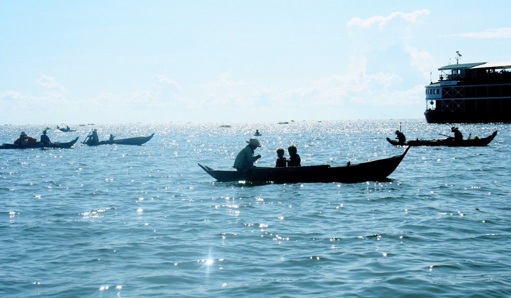 Лодки в Пномпене