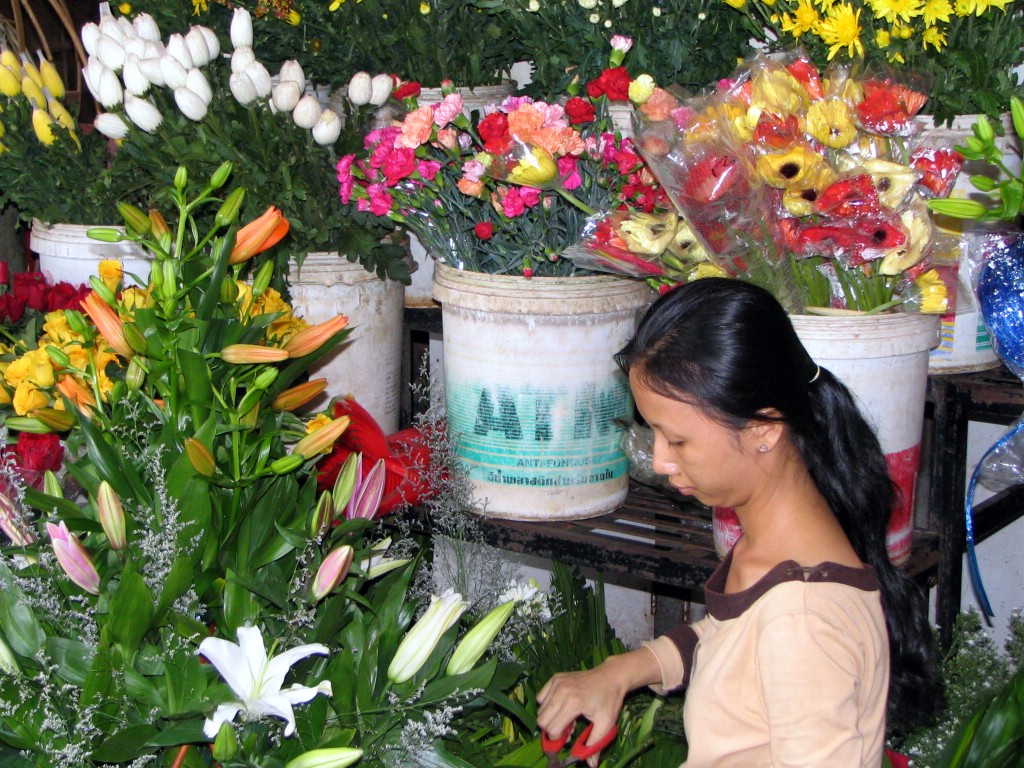 Цветочная лавка в Сиануквиле
