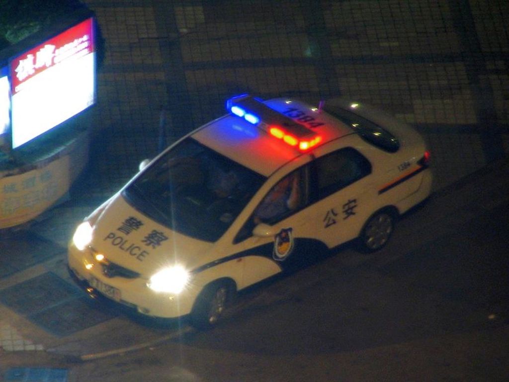Машина полиции Гуанчжоу