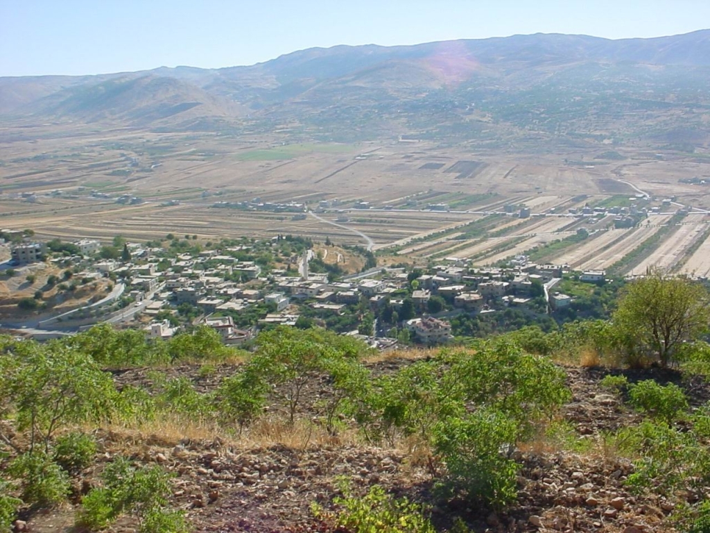 Вид на долину Бека в Ливане