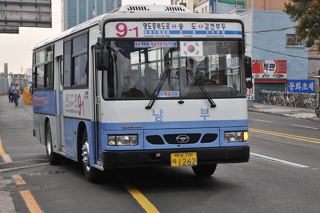 Автобус в Южной Корее