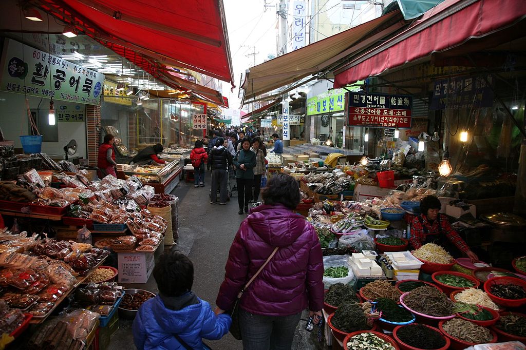 Рынок в Пусане