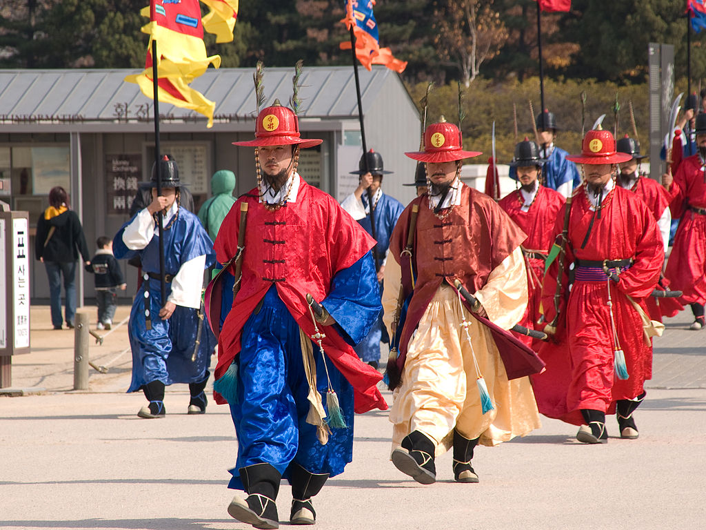 Парад корейской гвардии в Сеуле