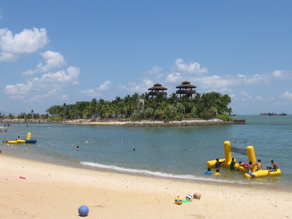 Пляж Палаван Сентосы