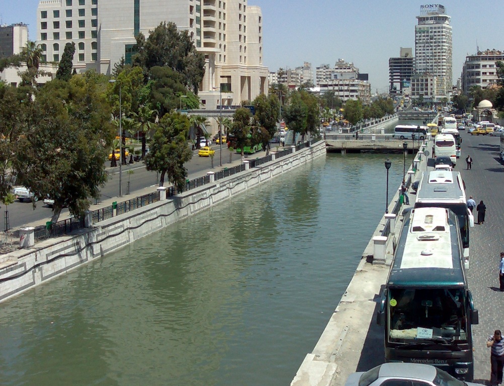 Река Барада в Дамаске