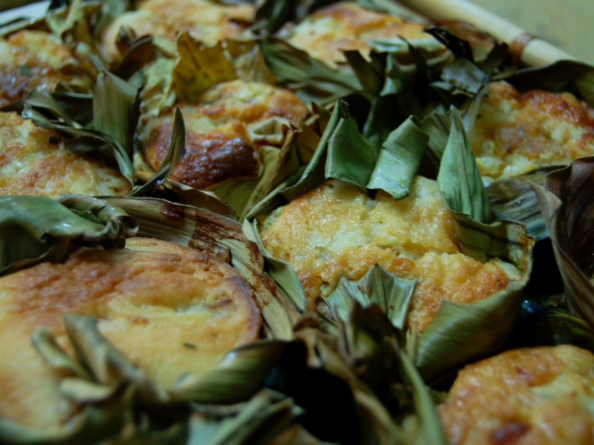 Бибинка — рисовые пирожки, филиппинская кухня