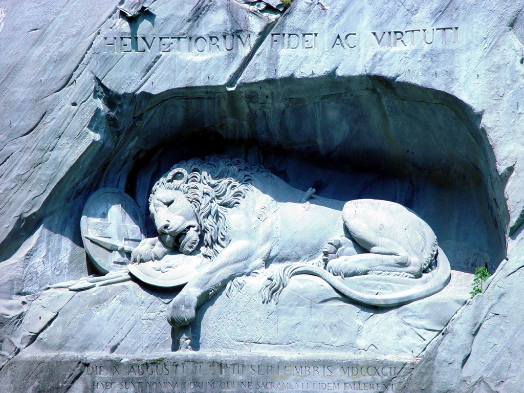 «Умирающий лев» в Люцерне
