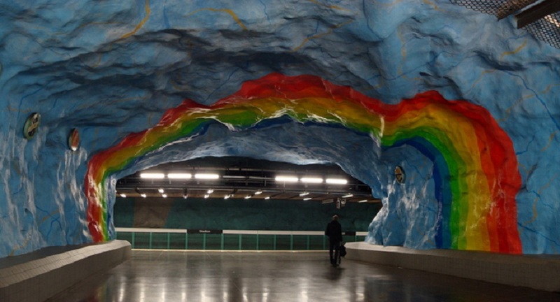 Синяя ветка метро Стокгольма