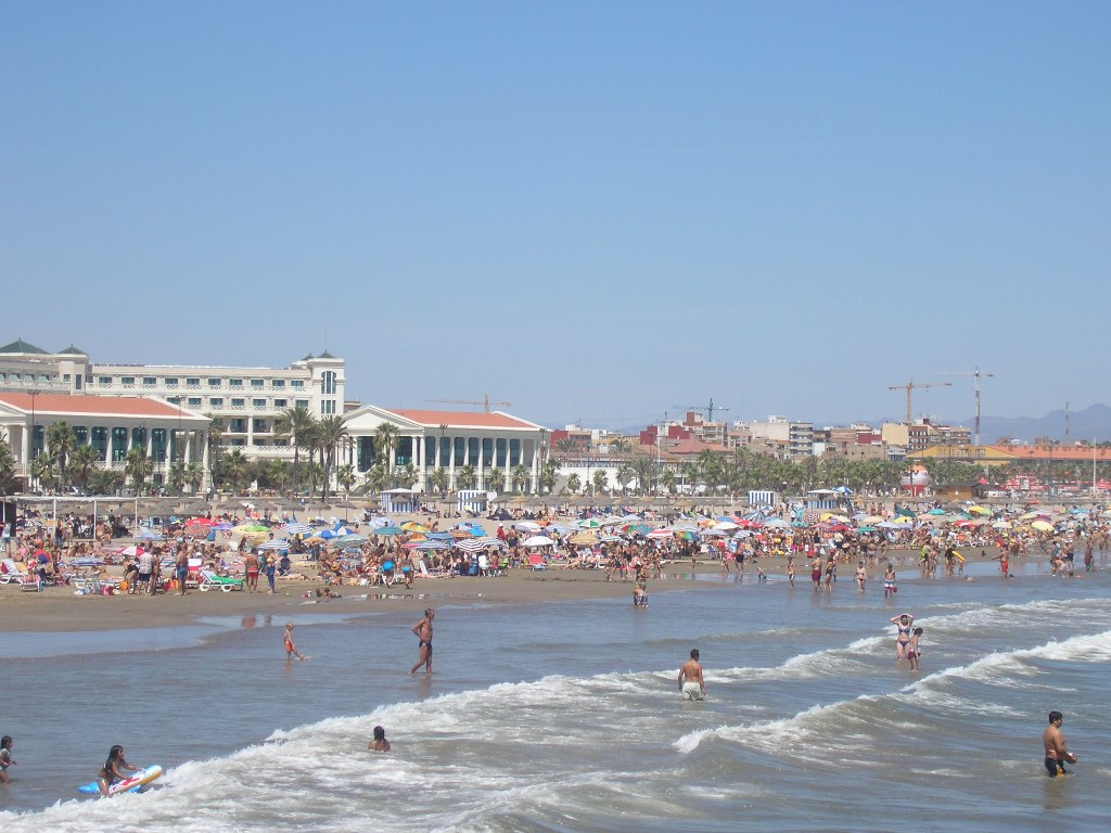 Пляж в Валенсии