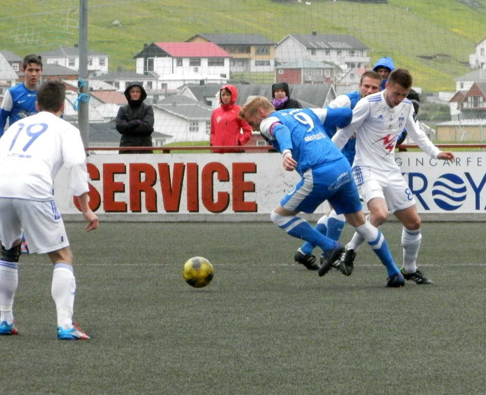 Игра футбольного клуба Klaksvik