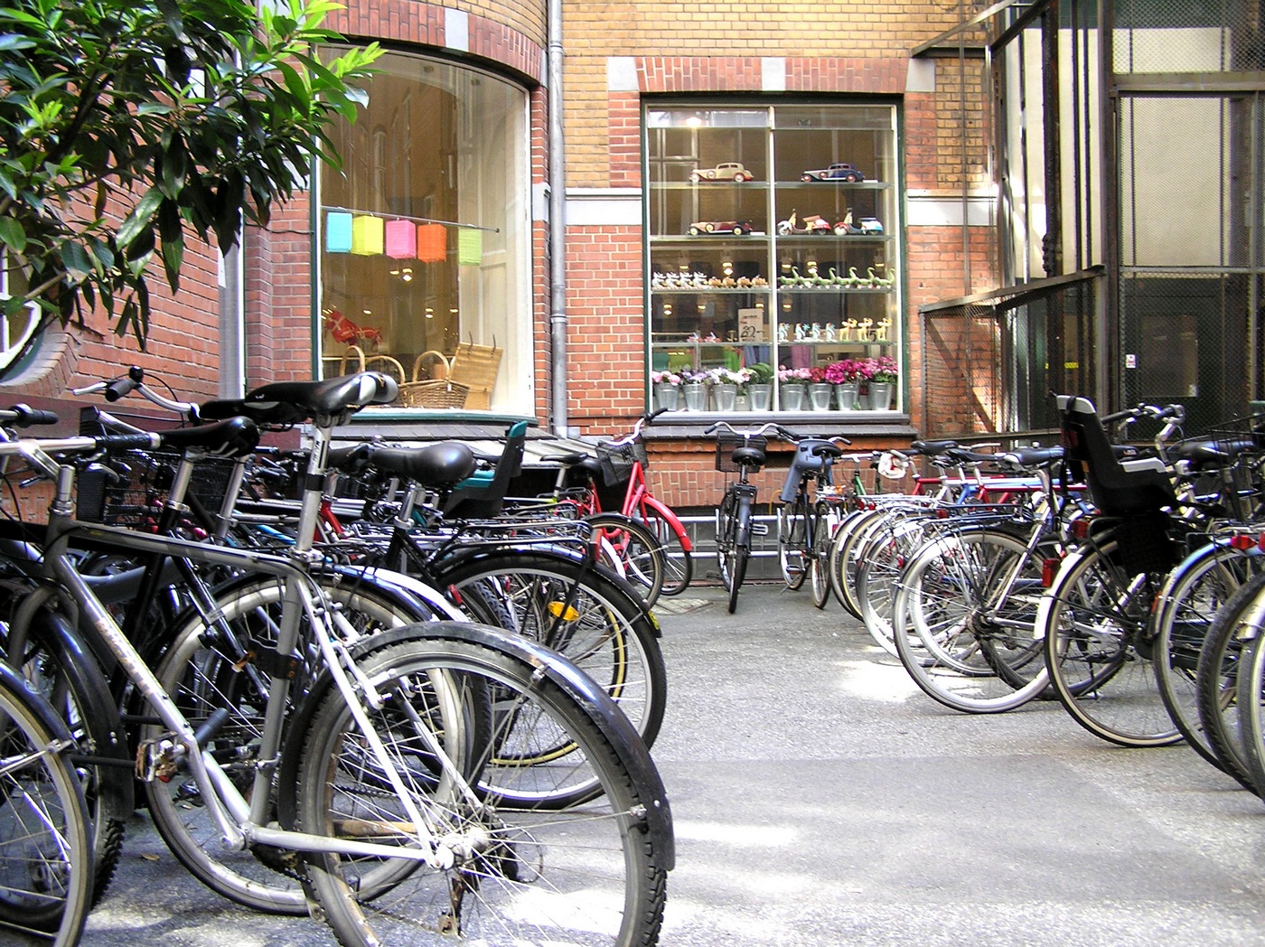 Велосипедная стоянка в Копенгагене