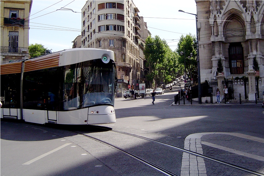 Трамвай в Марселе