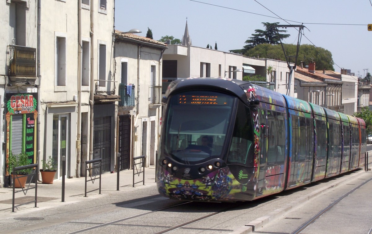 Трамвай в Монпелье