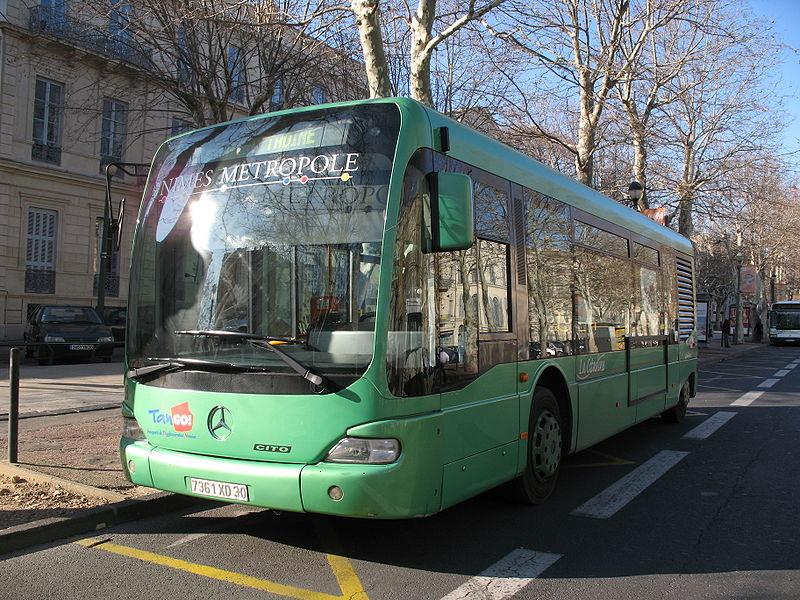Автобус компании Tango в Ниме