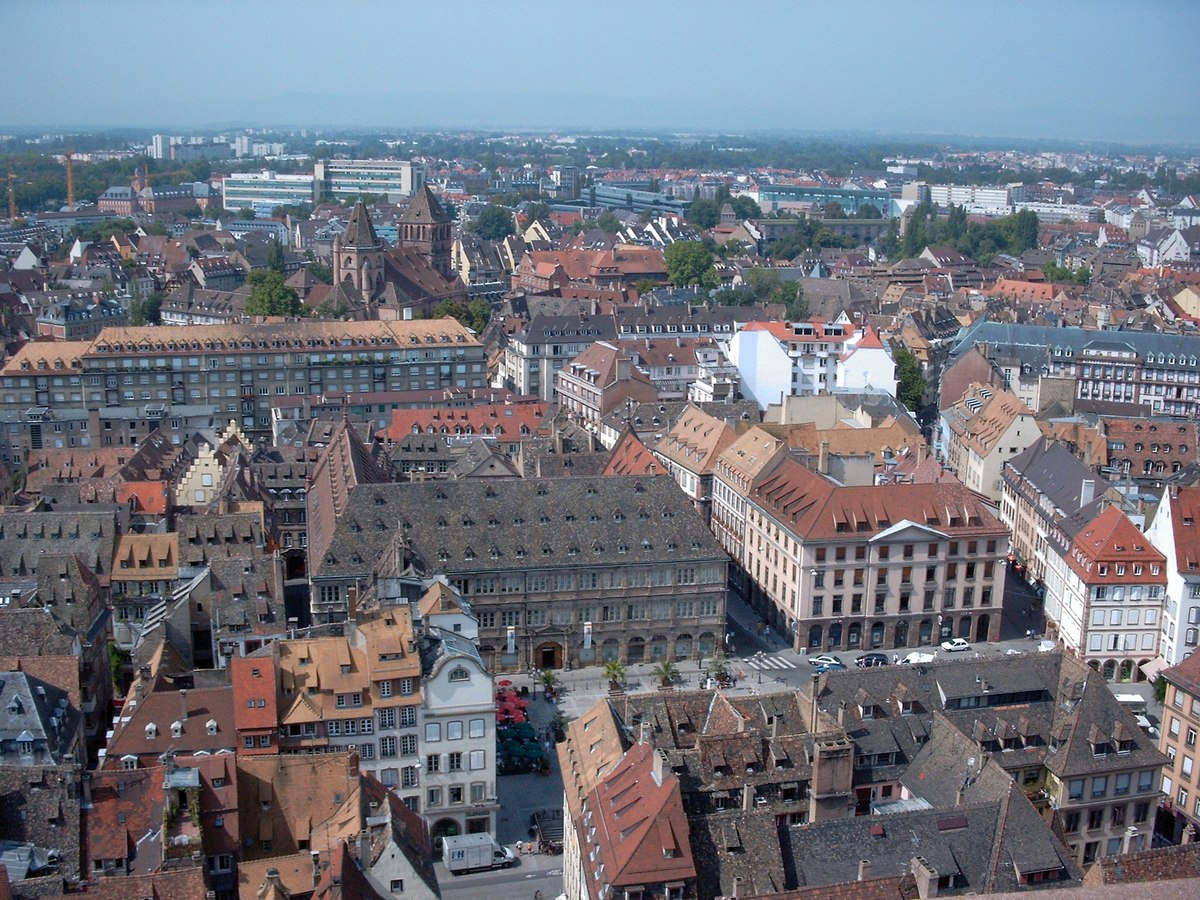 Вид на Страсбург