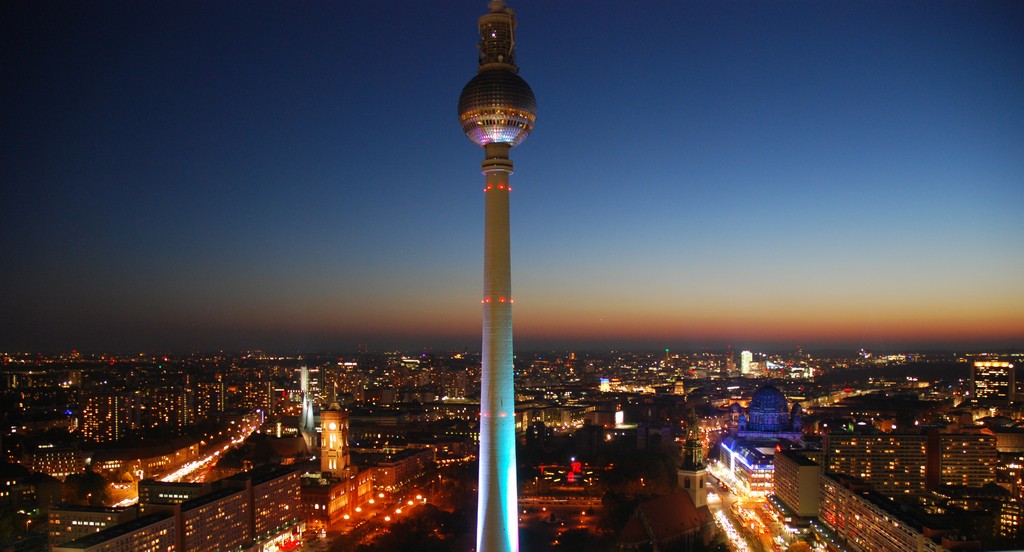 Берлин ночью