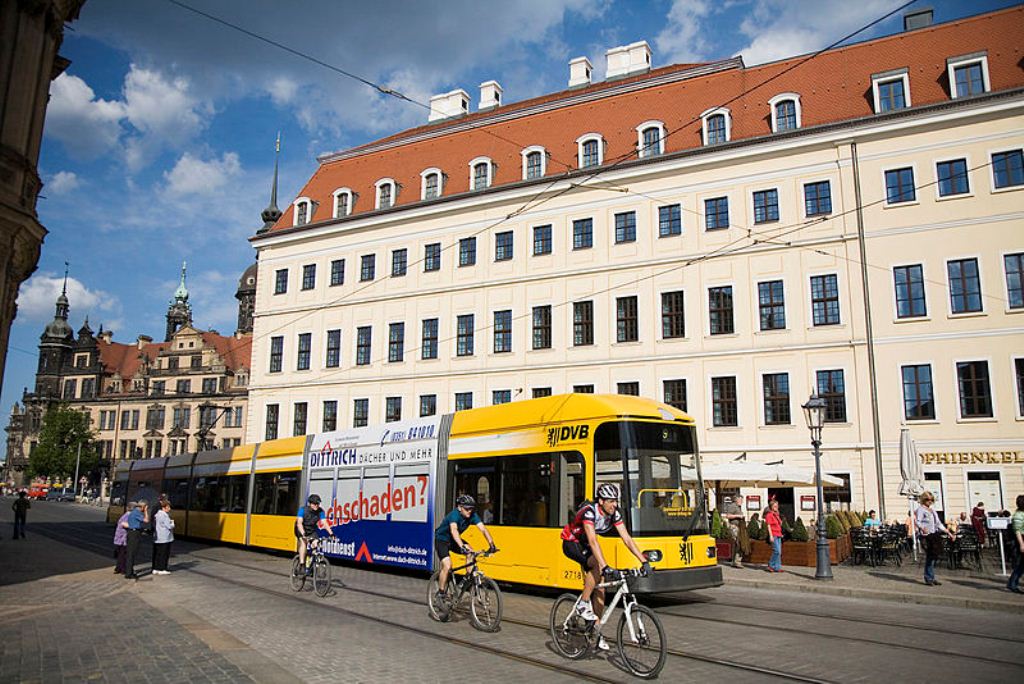 Трамвай в Дрездене