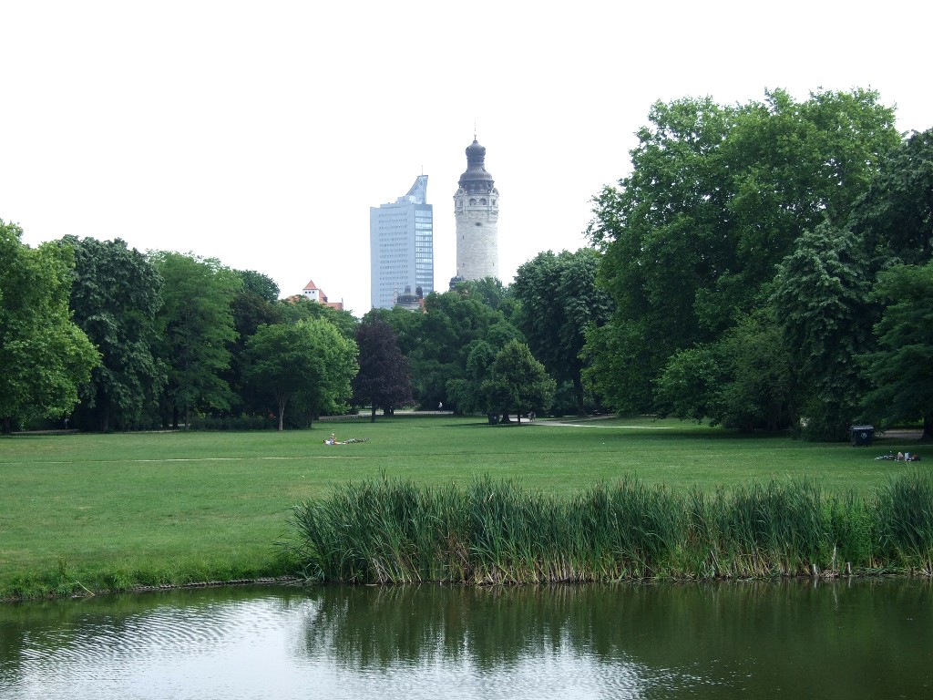 Парк в Лейпциге