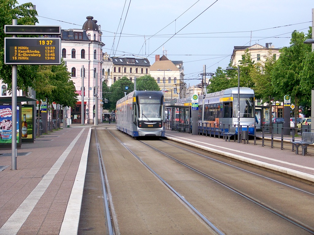 Трамваи в Лейпциге