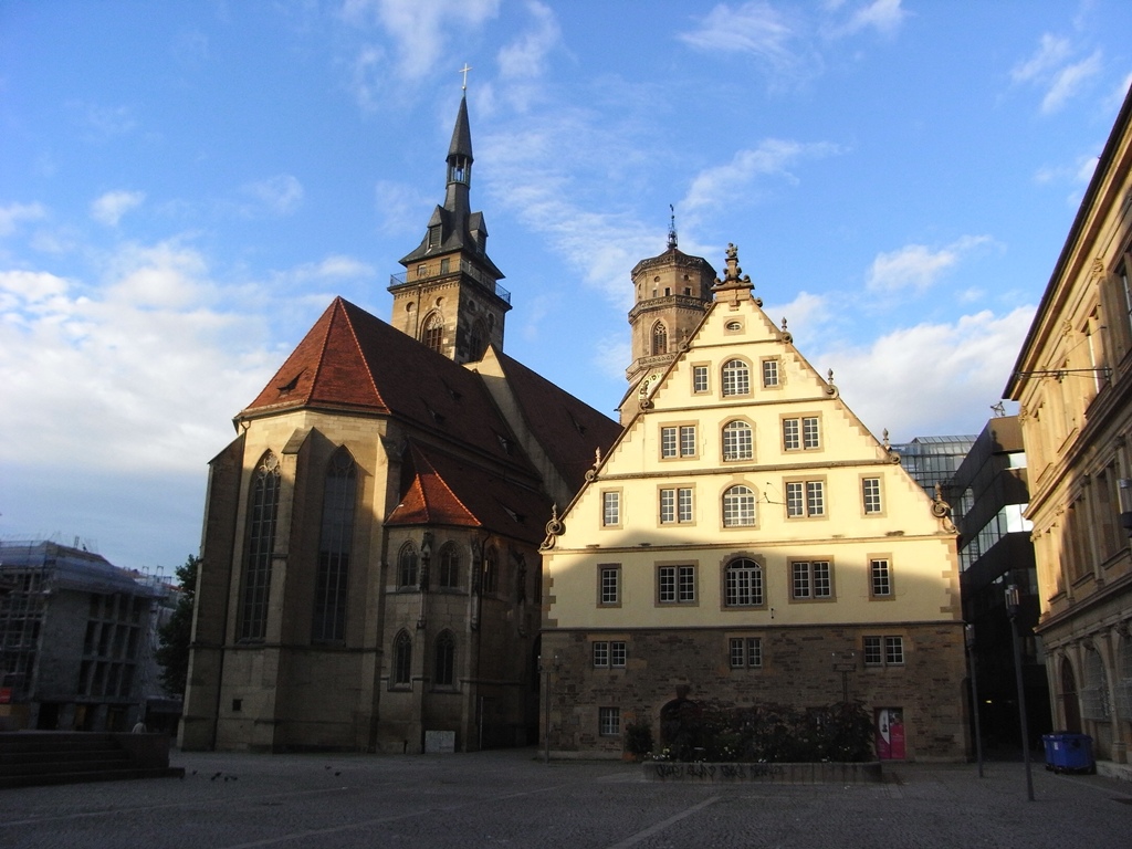 Монастырская церковь Stiftskirche в Штутгарте