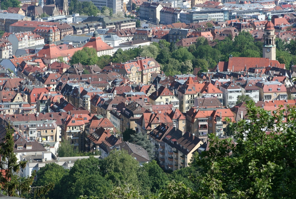 Вид на город Штутгарт