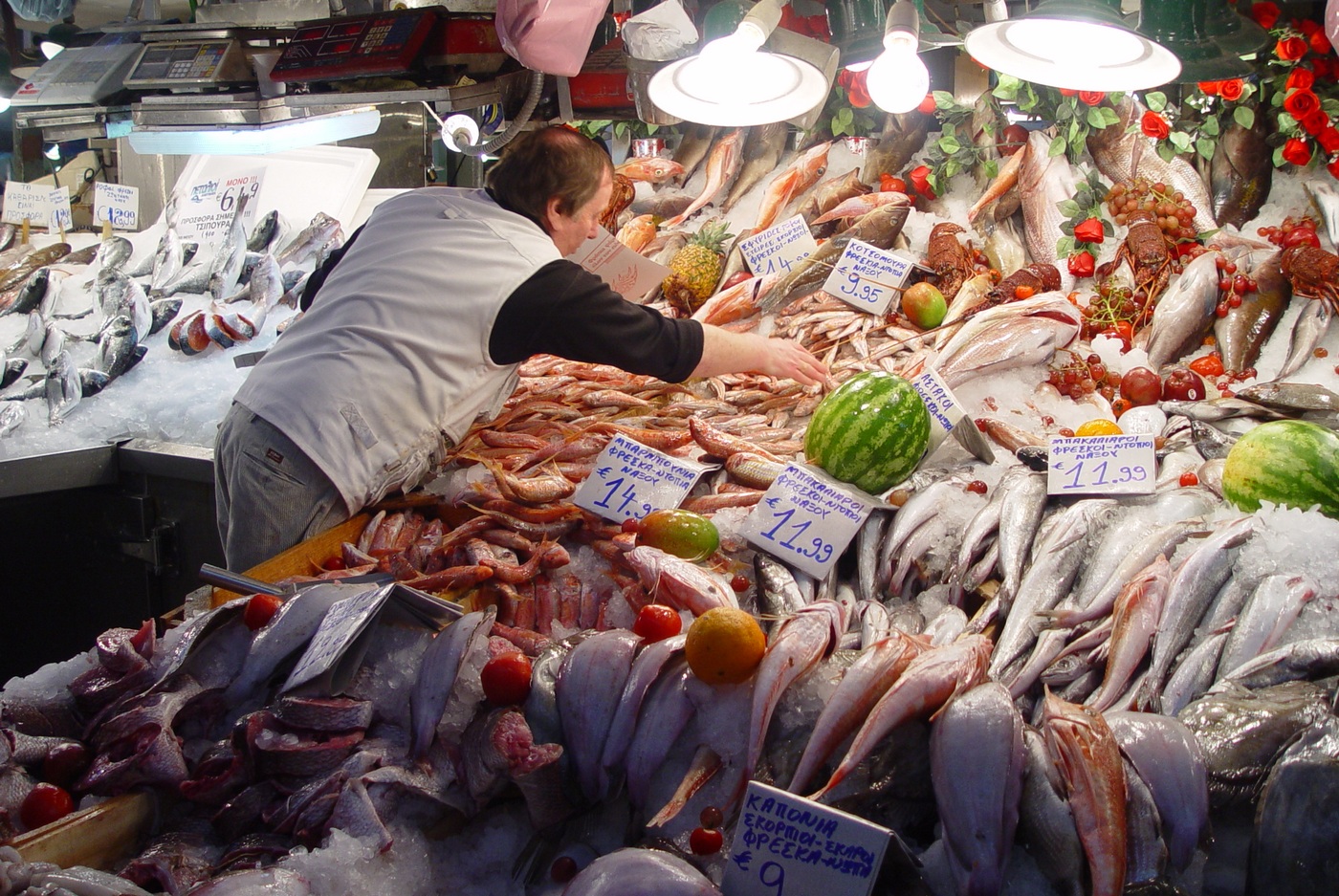 Рыбный рынок в Афинах
