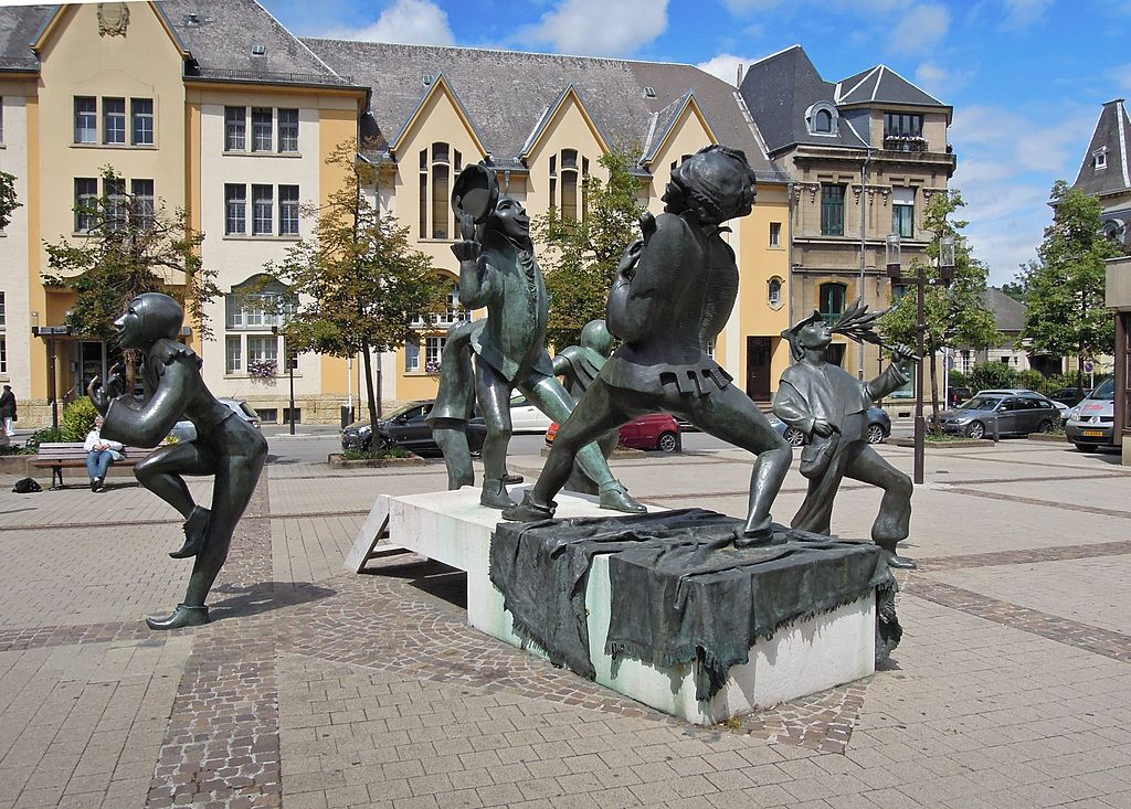 Современные скульптуры в Люксембурге