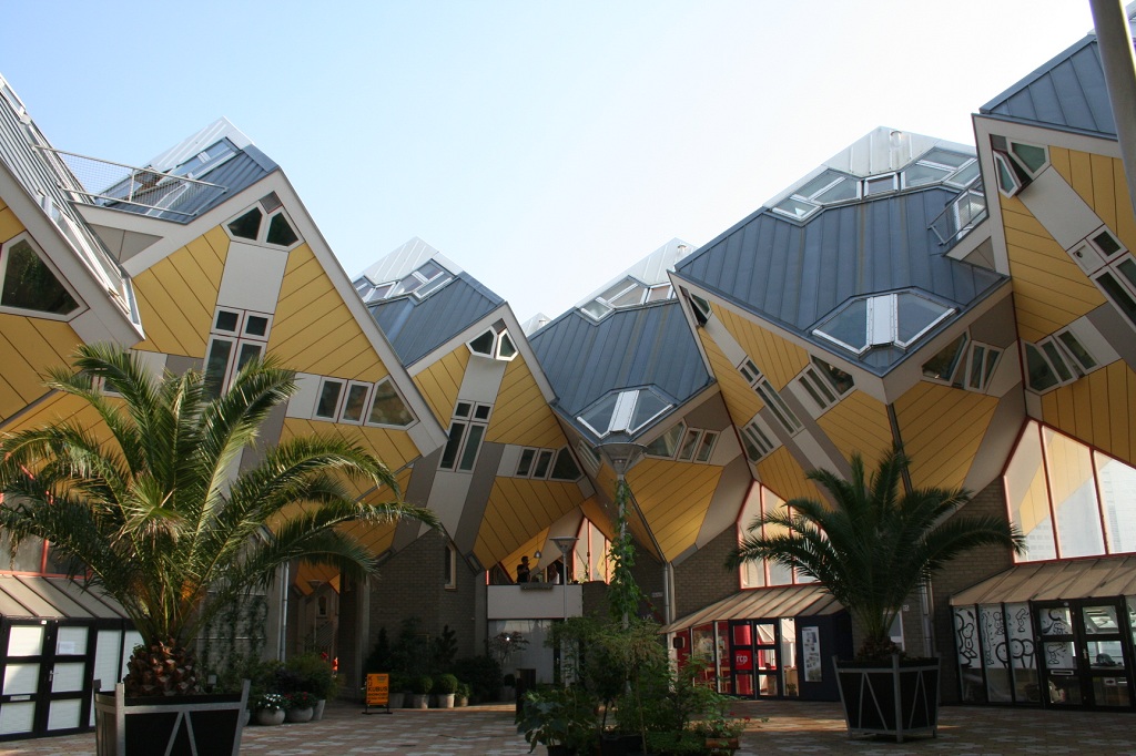 кубические дома в Роттердаме
