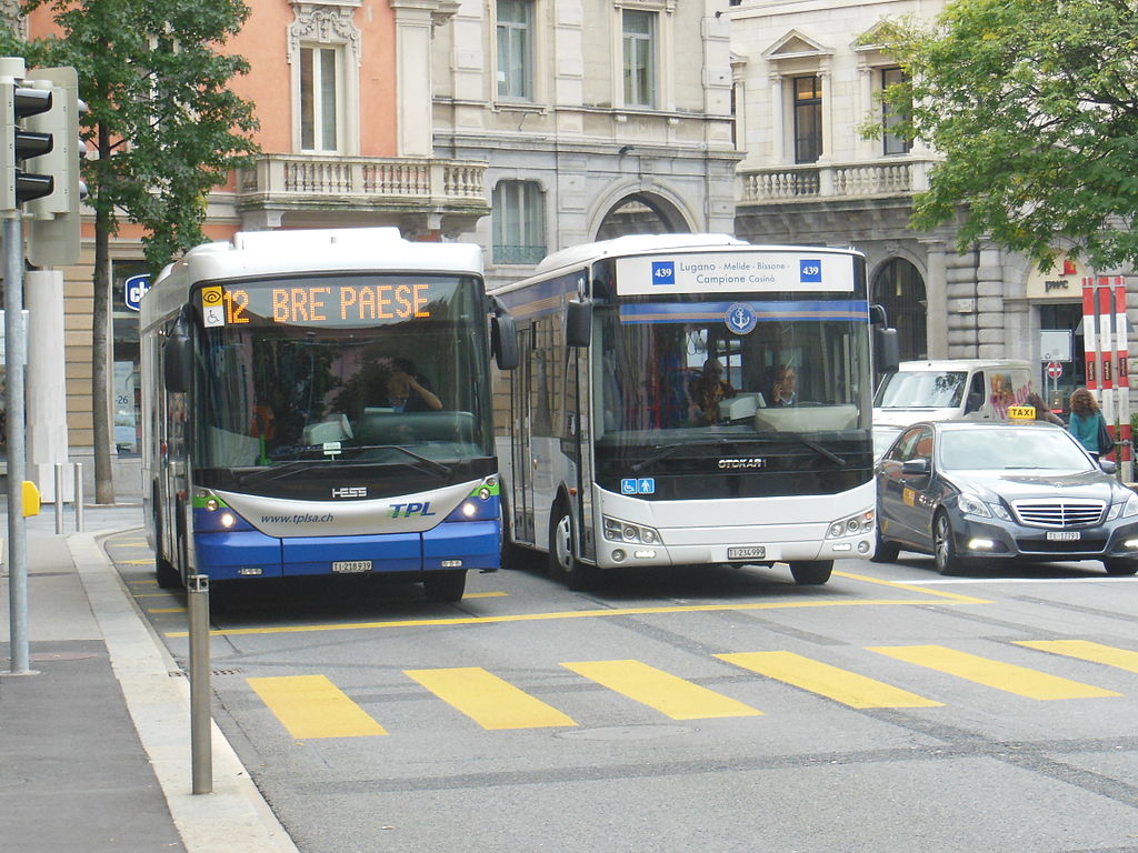 Автобусы в Лугано
