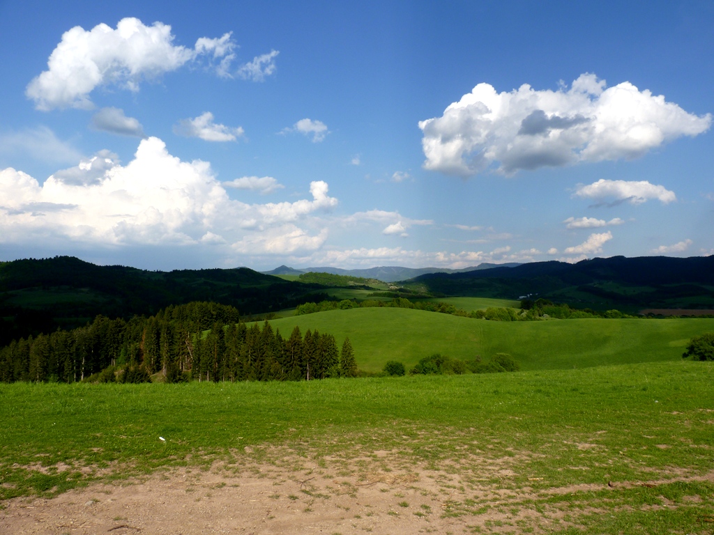природный пейзаж в Словакии
