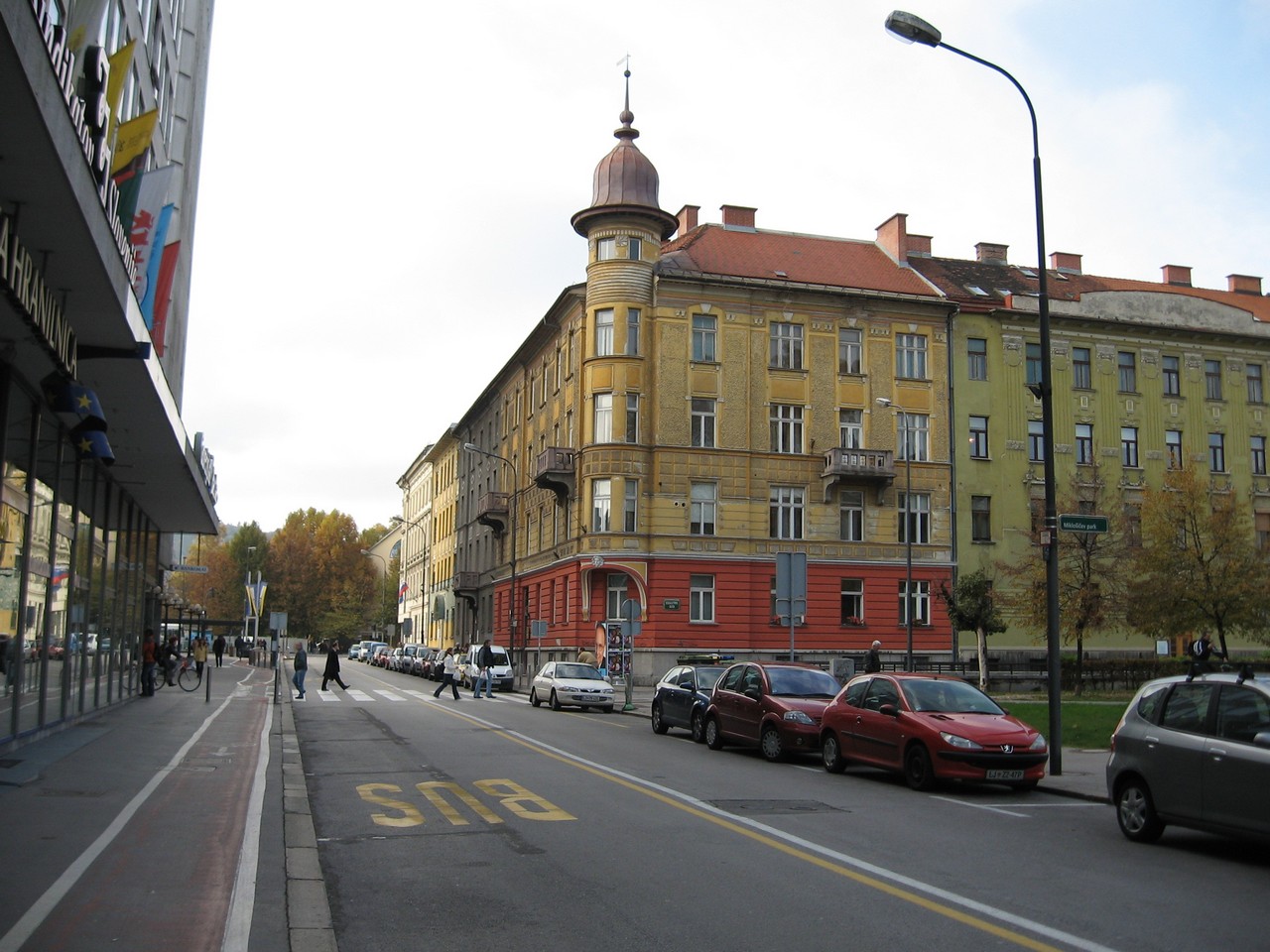 передвижение по Любляне