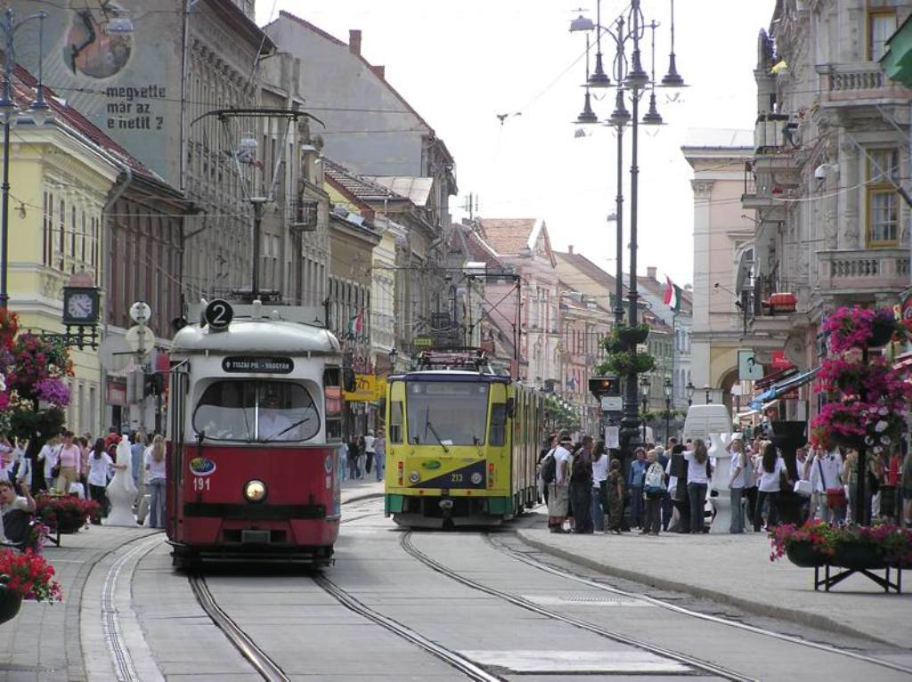 Трамваи в Мишкольце