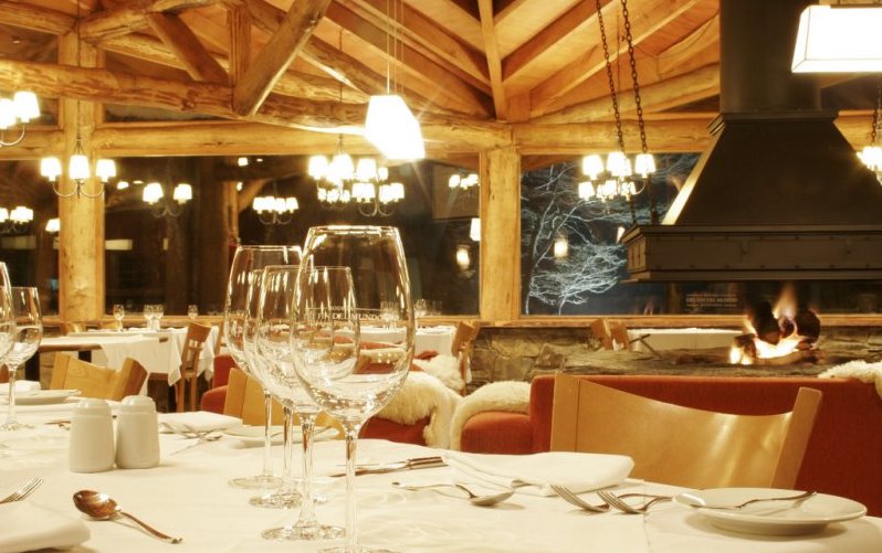 Ресторан на горнолыжном курорте