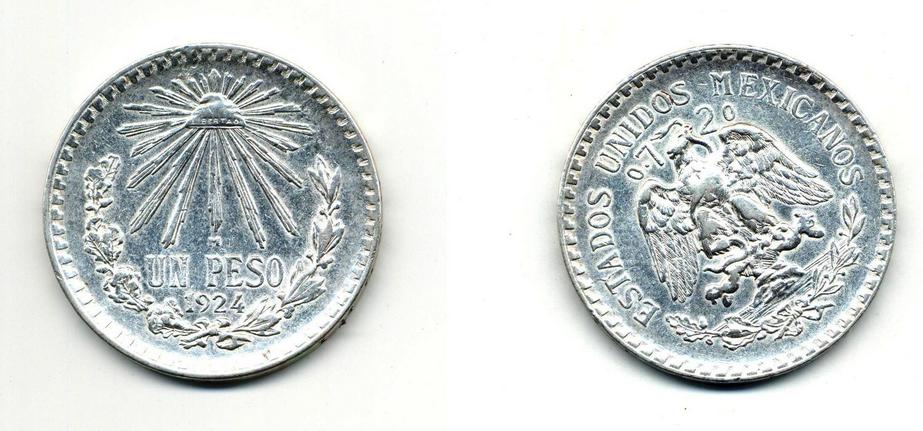 Мексиканские серебряные монеты