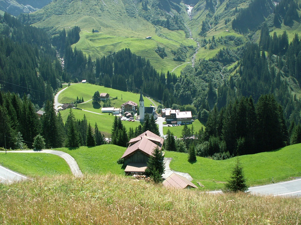 Дома в Австрийских Альпах