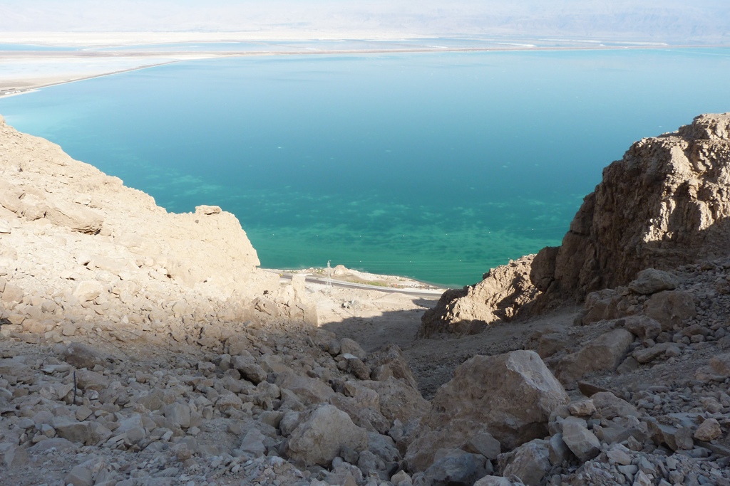 Вид в Израиле на мертвое море