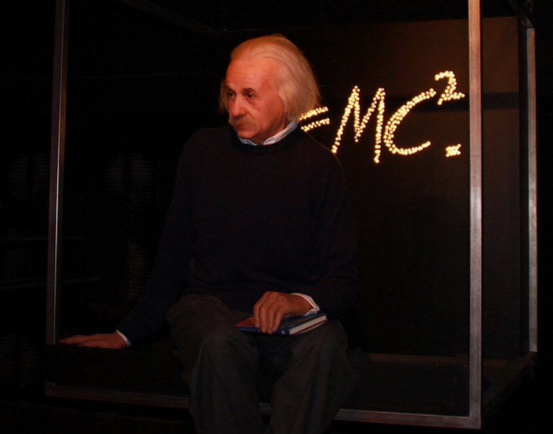 Альберт Эйнштейн в Музее мадам Тюссо в Амстердаме