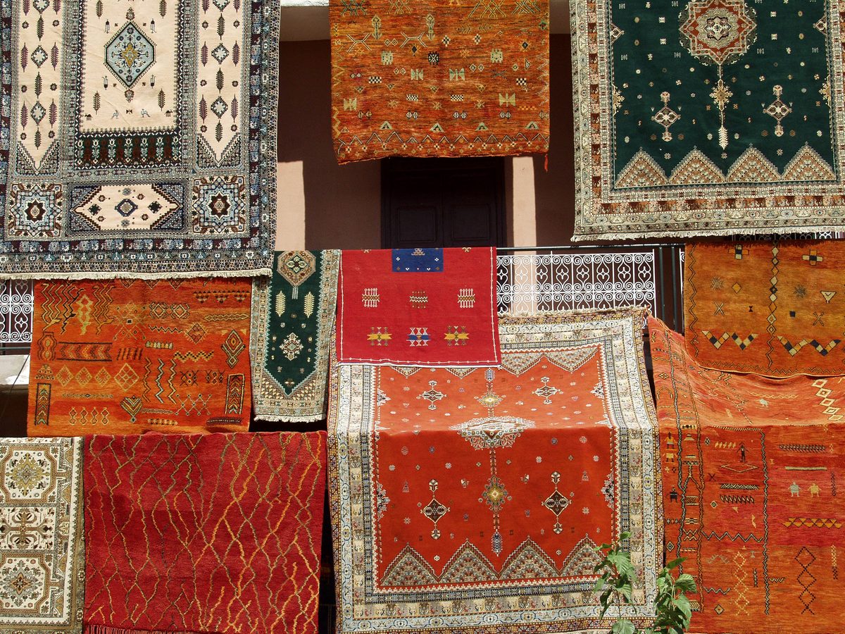 Сувениры из Марокко. Восточные ковры