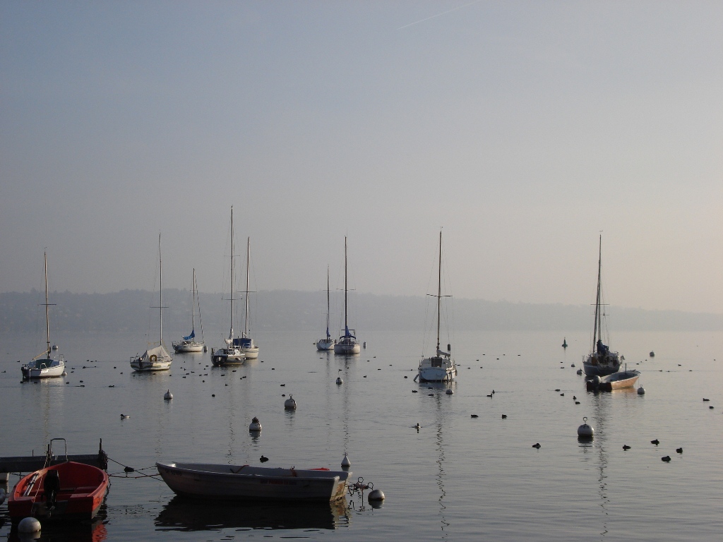 Лодки в Женеве