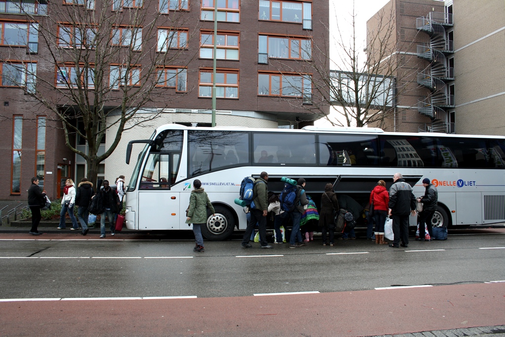 Туристы в Роттердаме