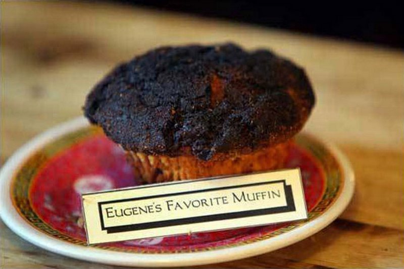 Подгоревший кекс из Музея подгоревшей еды