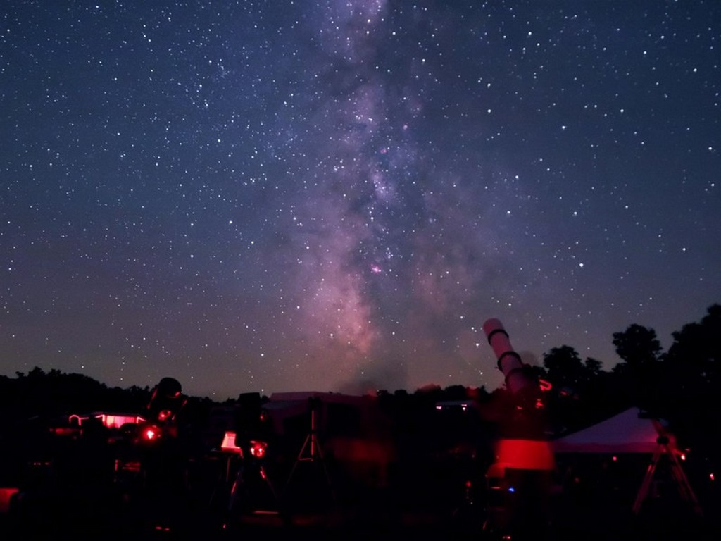 Звездное небо в Cherry Springs State Park