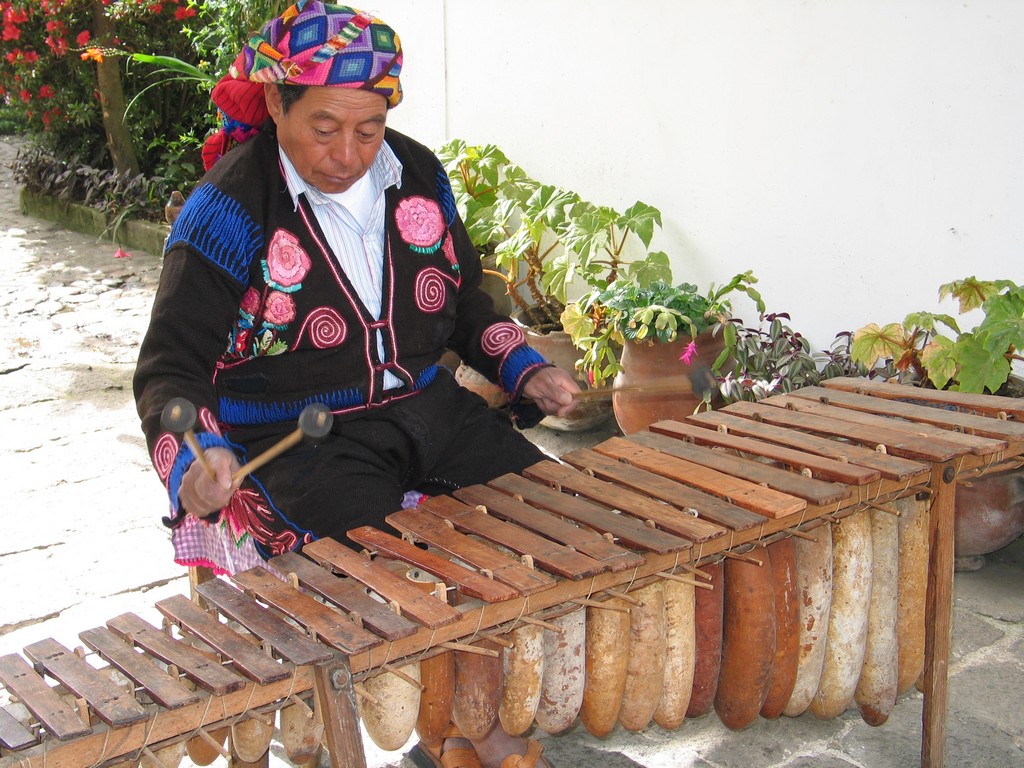 Музыкант в Гватемале