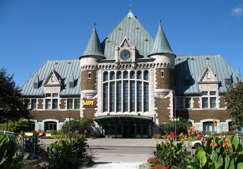 Железнодорожный вокзал в Квебеке